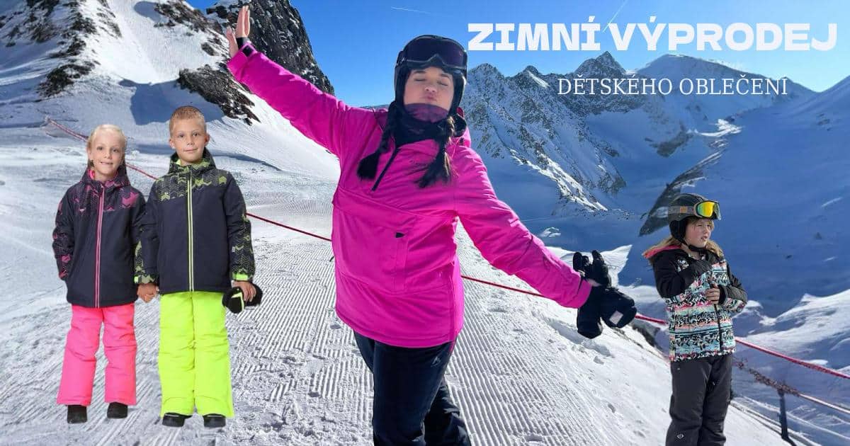 Zimní výprodej dětského oblečení - Slevy pro kluky a holky